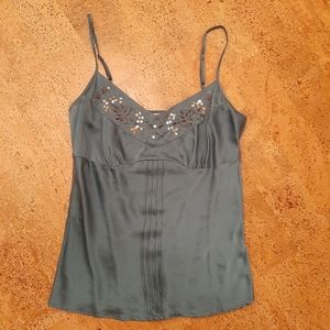 Beaded Silk Top